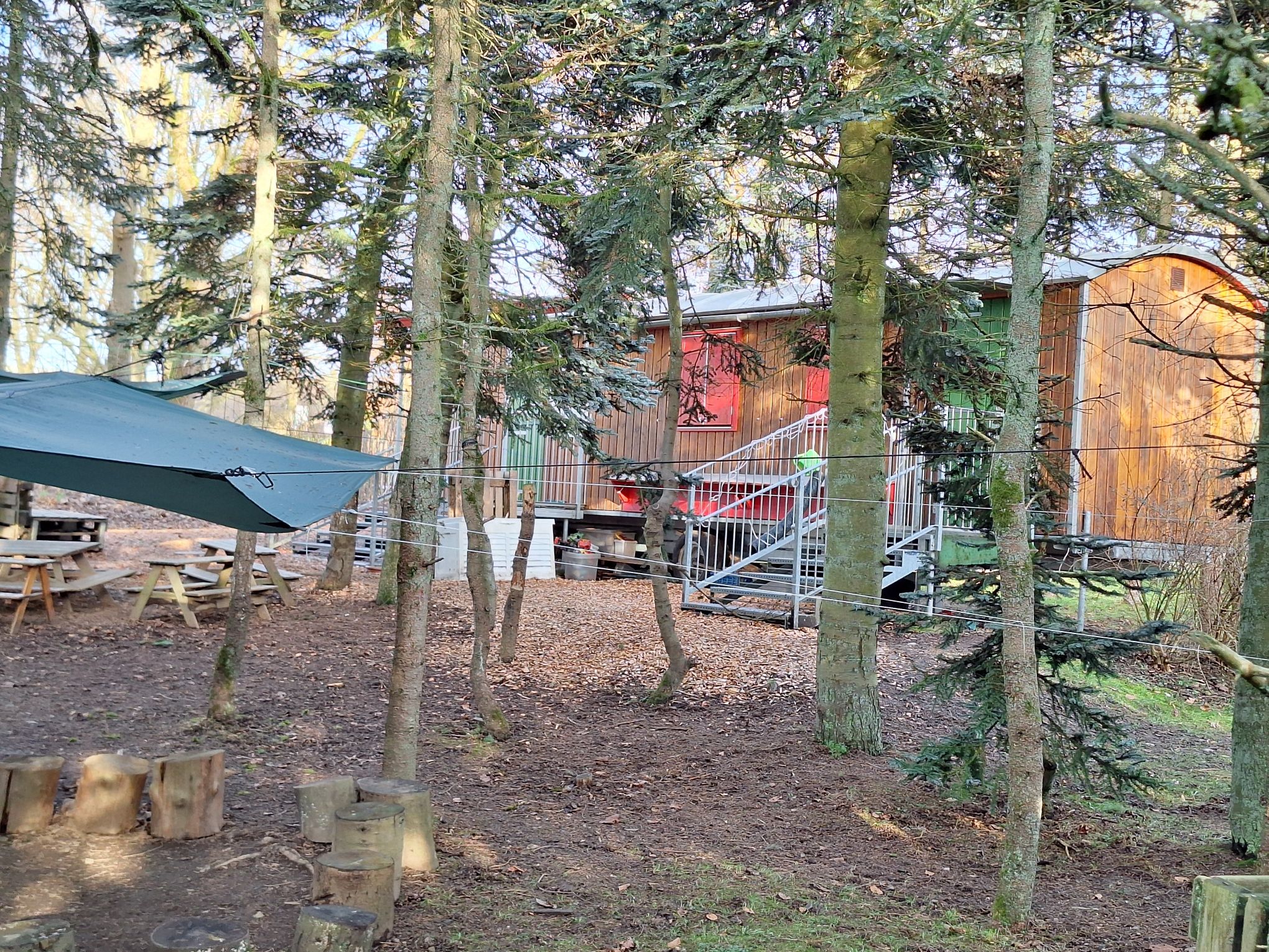 Der Bauwagen der Waldgruppe